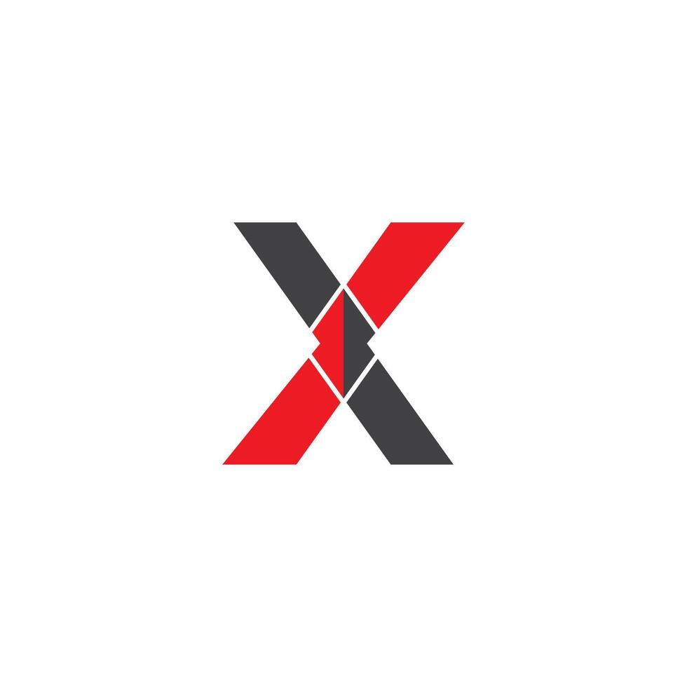 X logo icon illustration vector