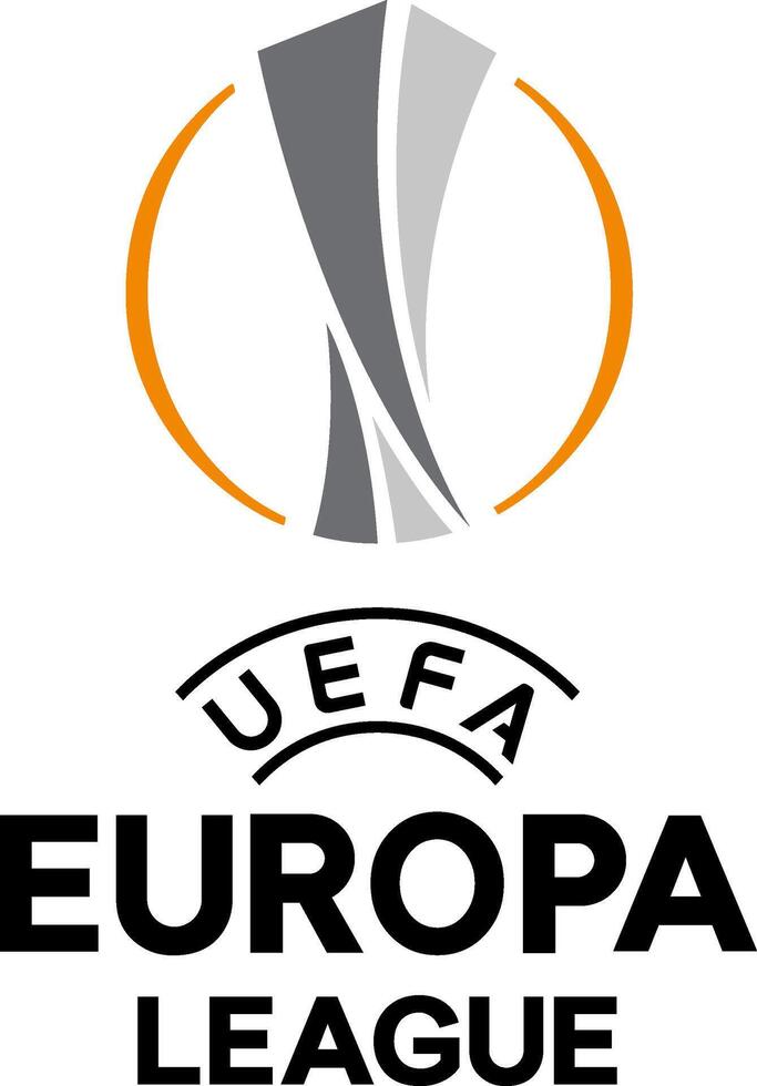 logo de el europa liga fútbol americano torneo vector