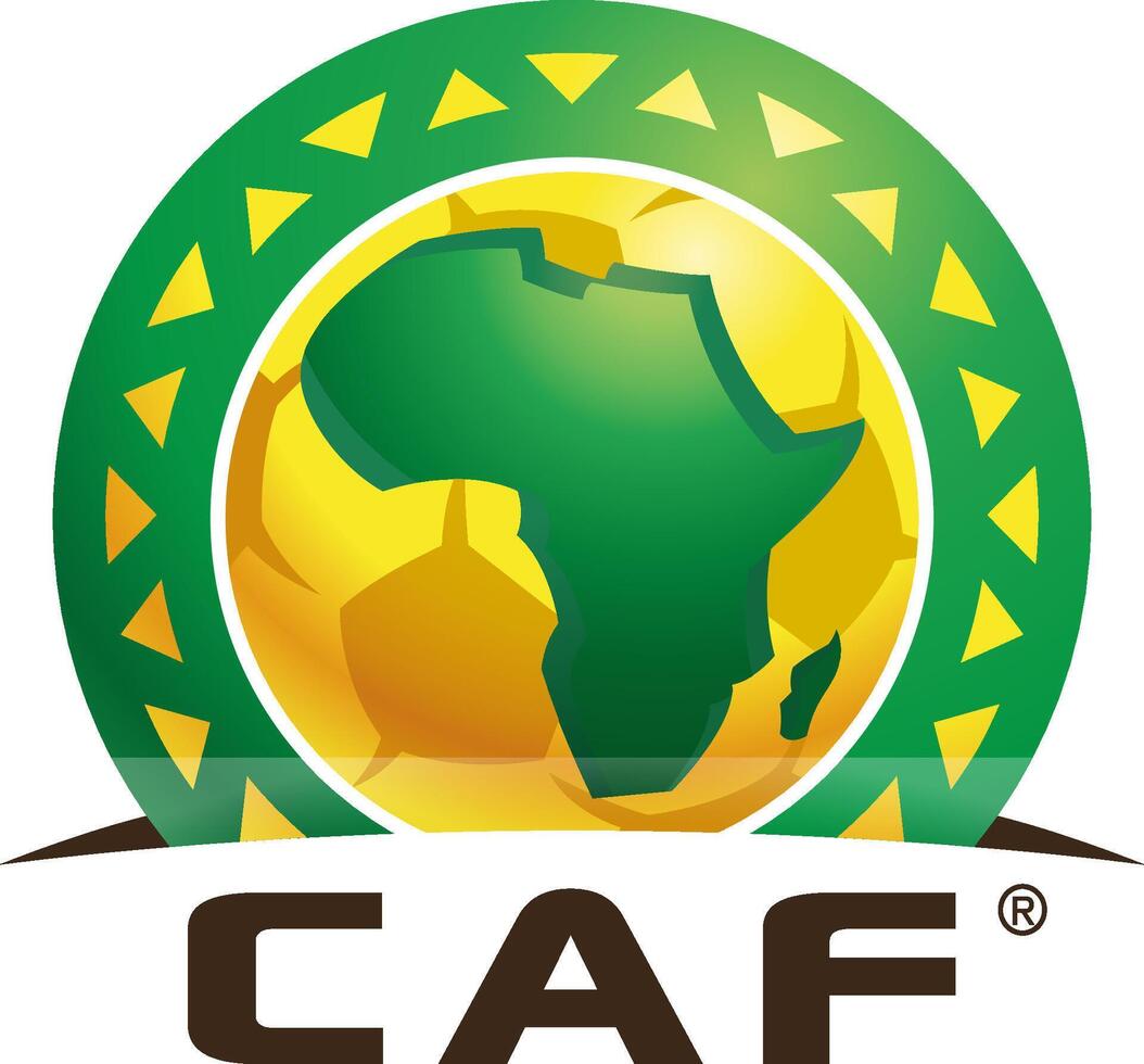 logo de el confederación de africano fútbol americano vector