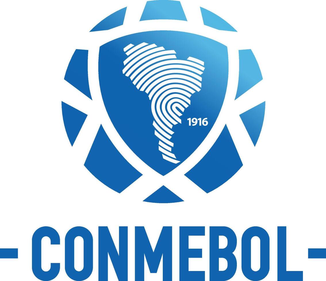 logo de el sur americano fútbol americano confederación vector