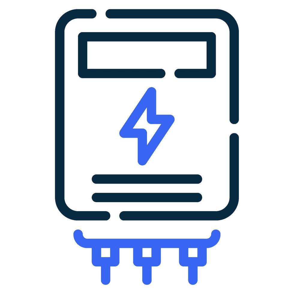 Energy Meter icon for web, app, infographic, etc vector