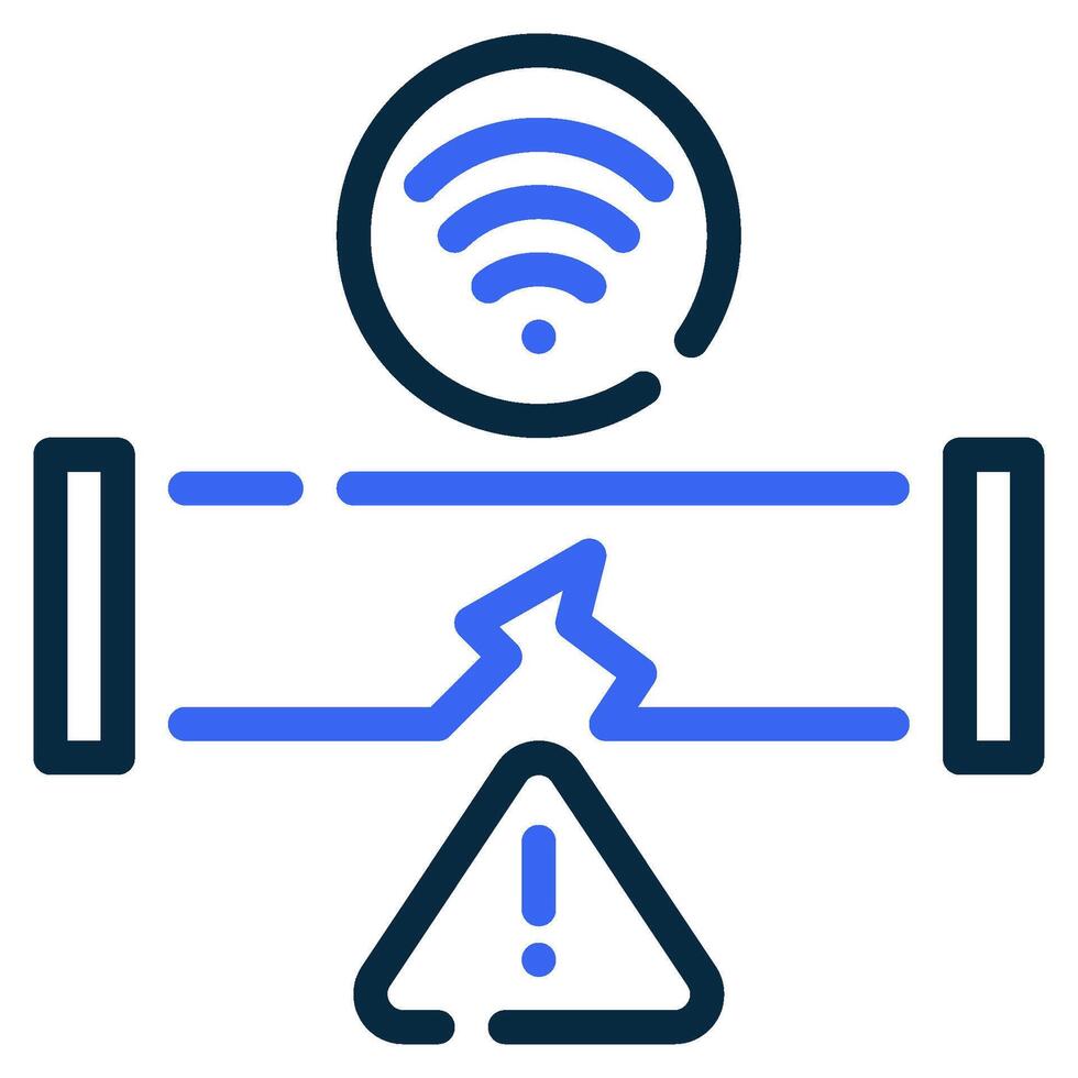 fuga detector icono para web, aplicación, infografía, etc vector