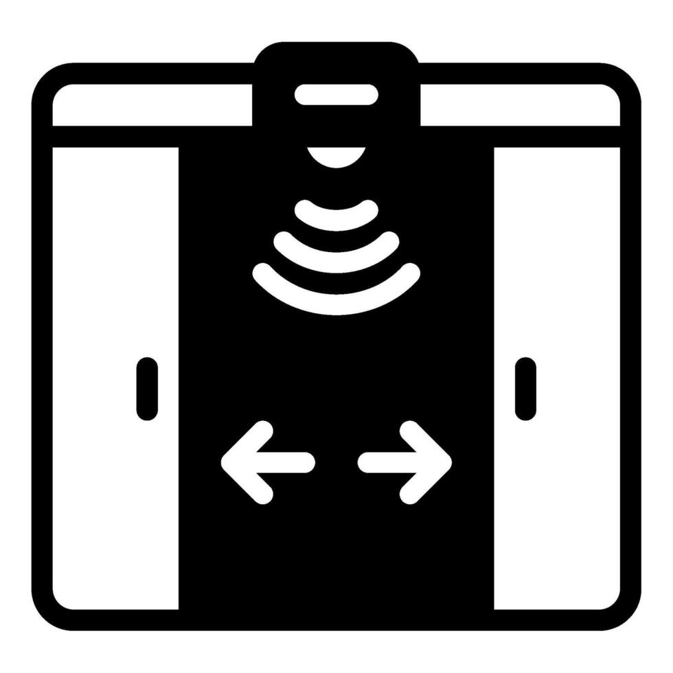 puerta sensor icono para web, aplicación, infografía, etc vector