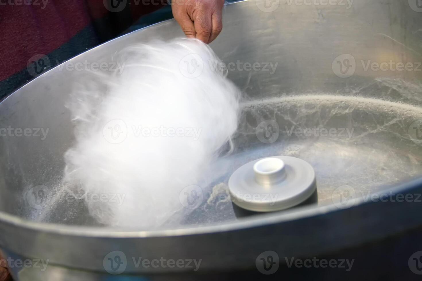 Candy floss machine photo