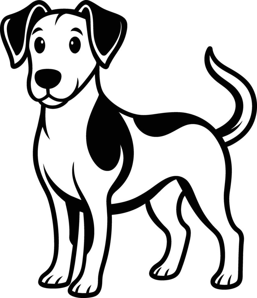 dog line art design ,graphic resource vector