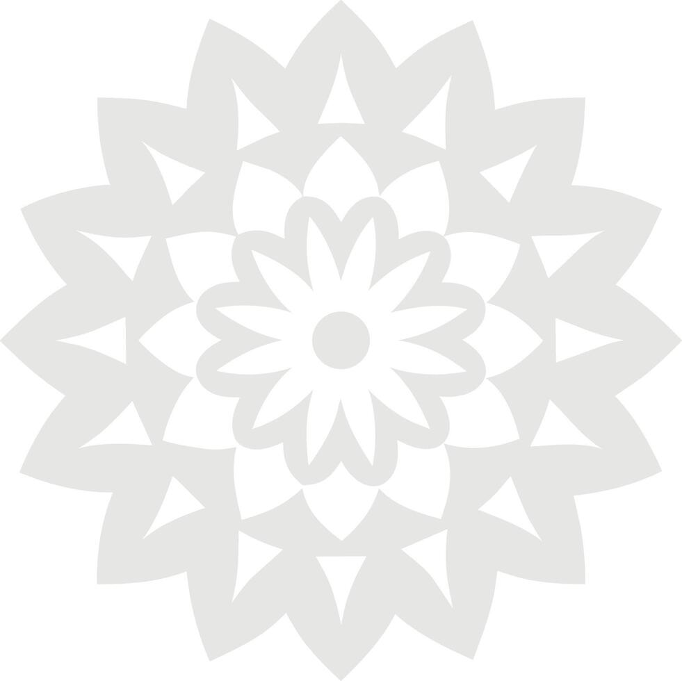 Simple side mandala design vector
