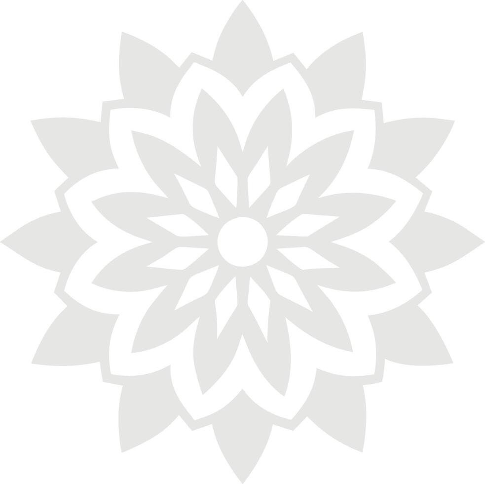 Simple side mandala design vector