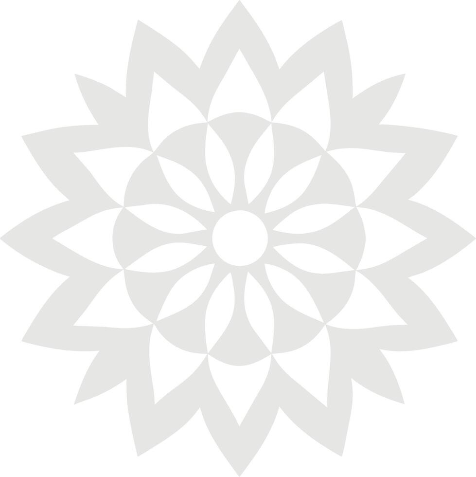 Simple side mandala design vector