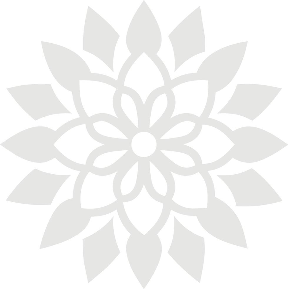 Simple side mandala design vector