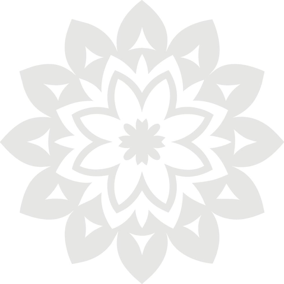 Simple side mandala design vector