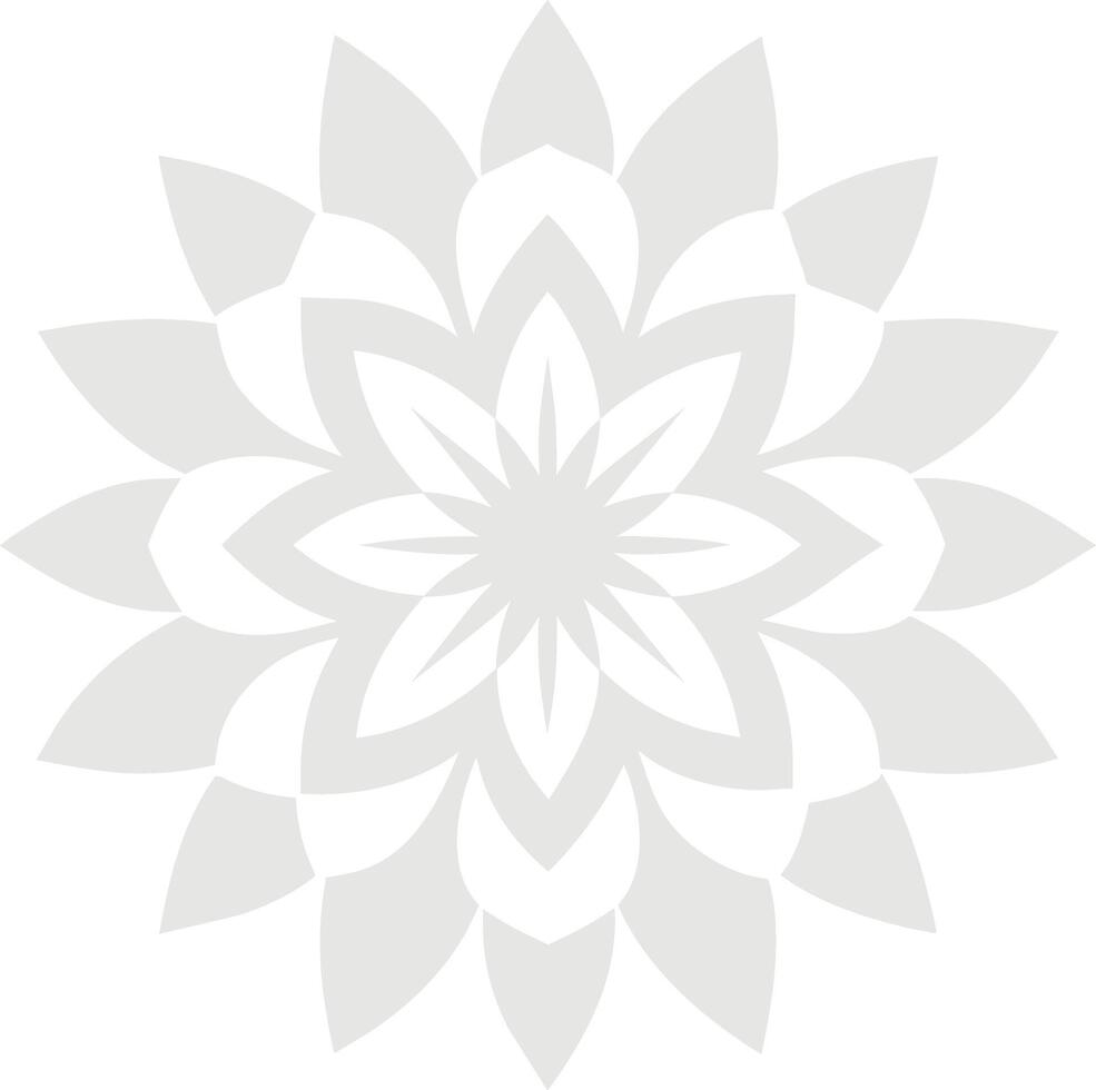 Simple side mandala design vector