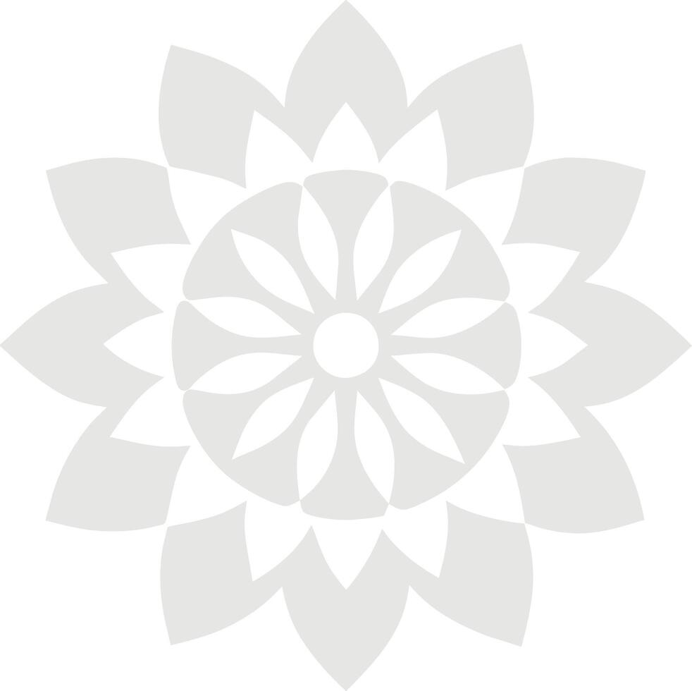Simple side mandala design vector