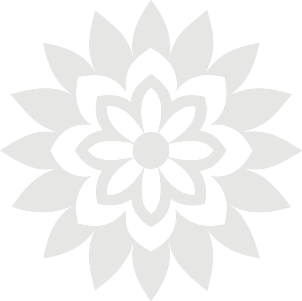 Simple side mandala design vector
