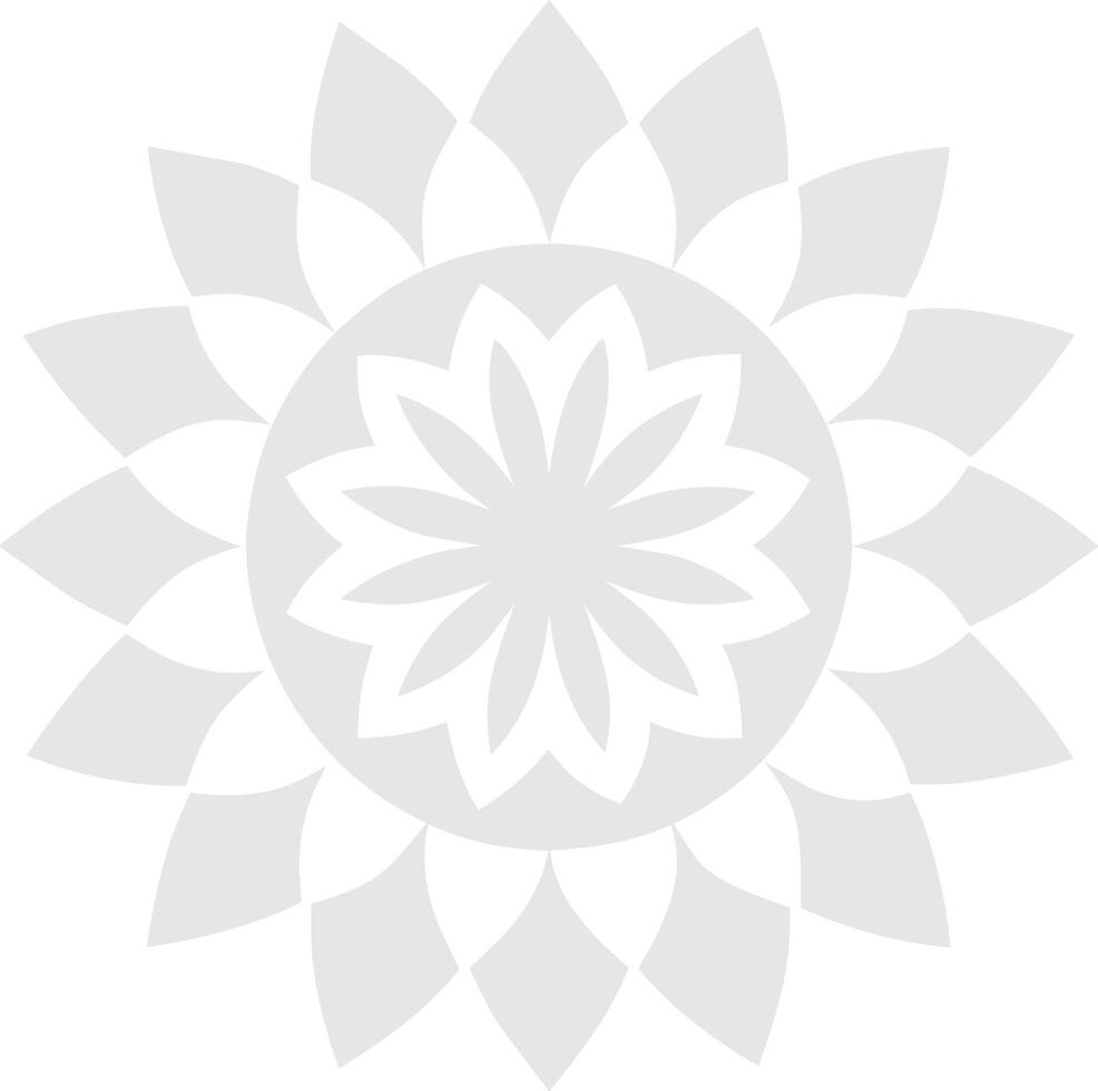 Simple side mandala design vector