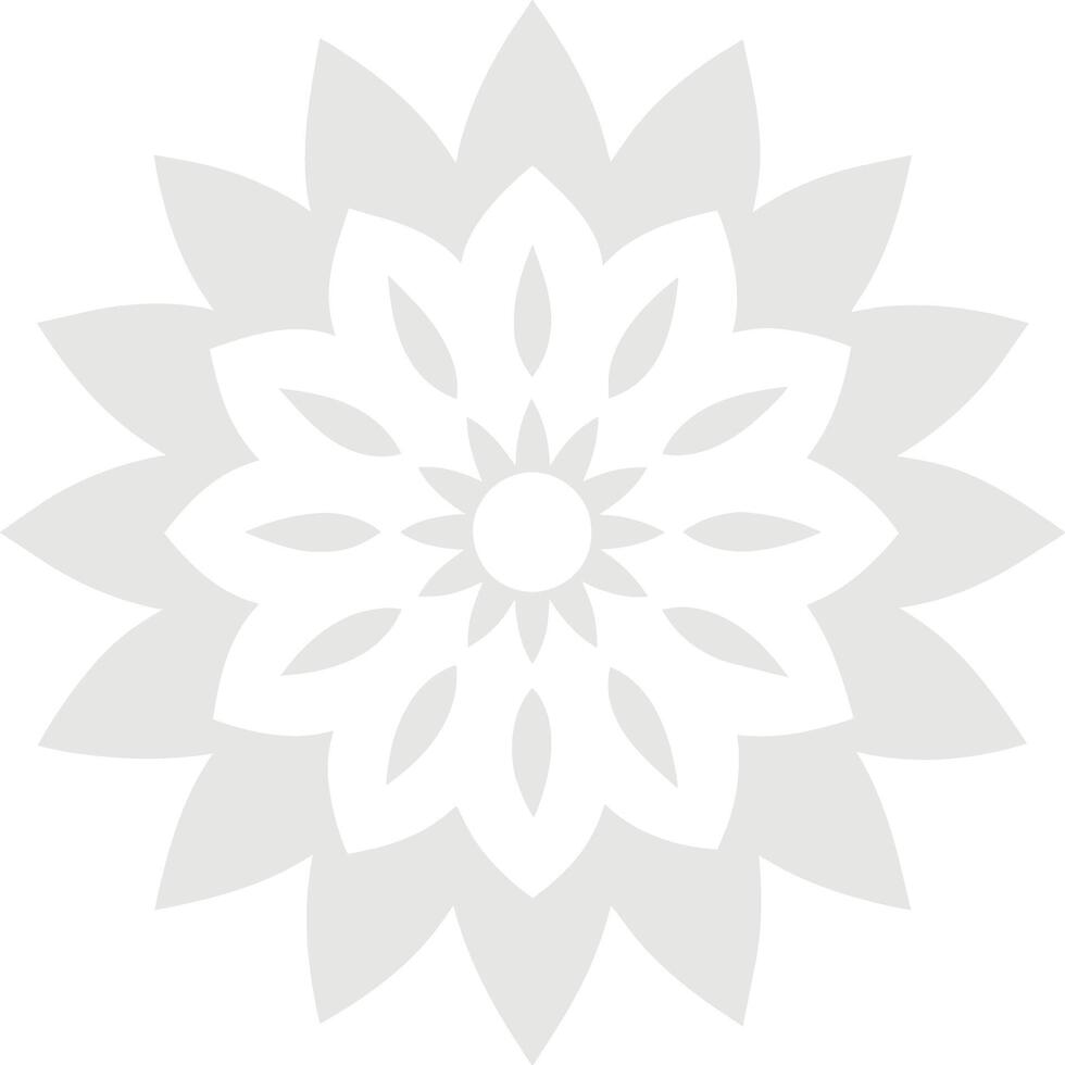 Simple side mandala design vector