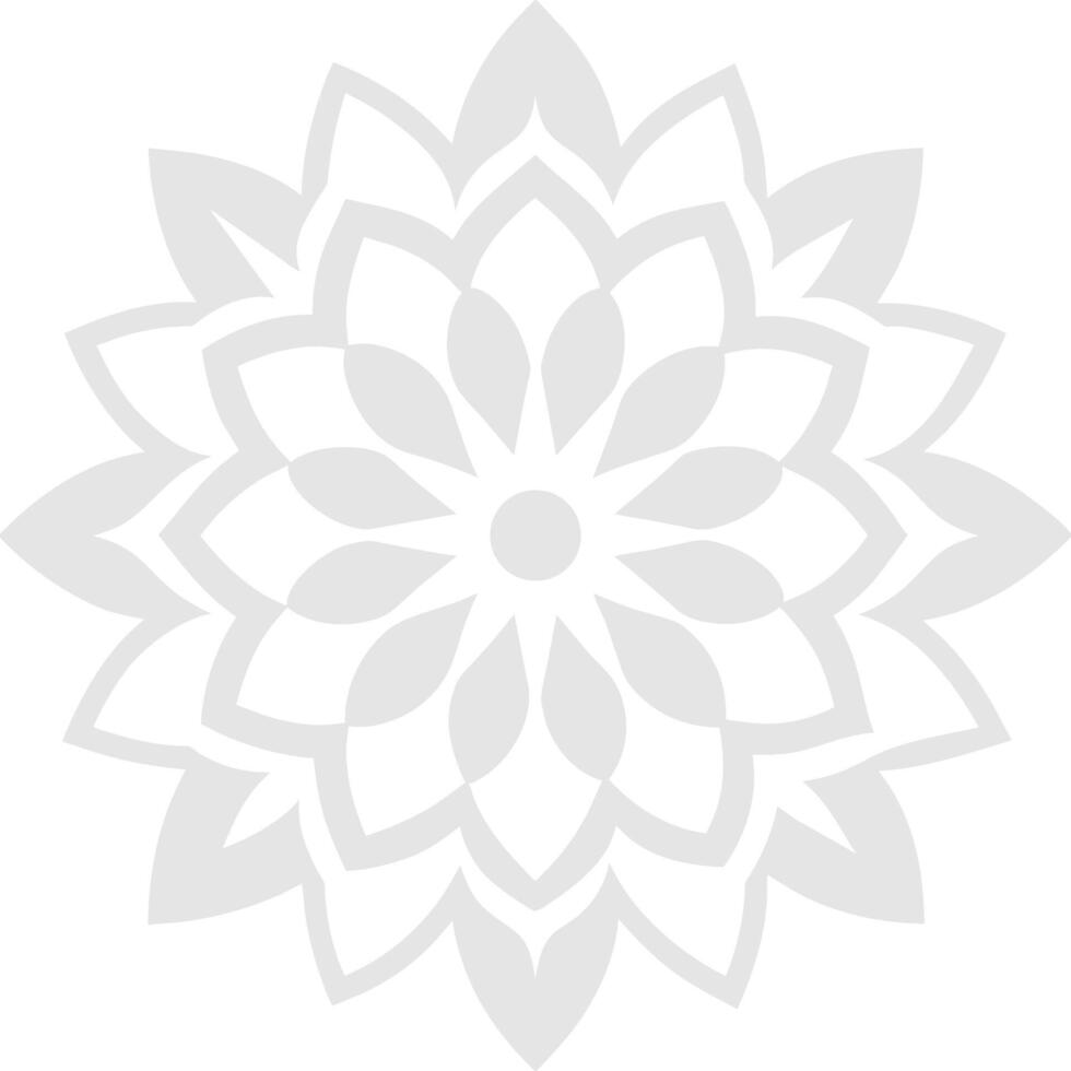 Simple side mandala design vector