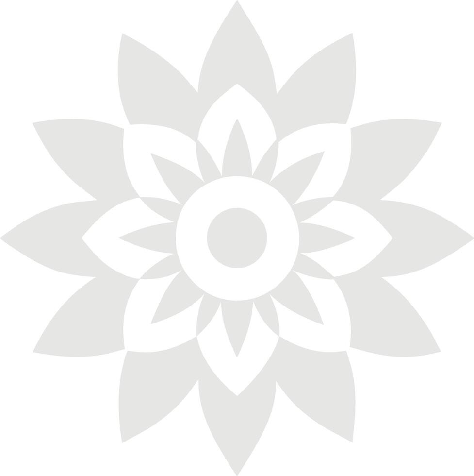 Simple side mandala design vector