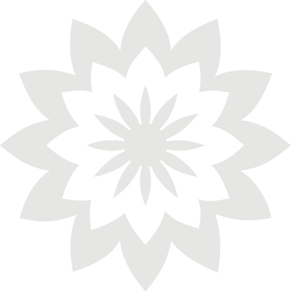 Simple side mandala design vector