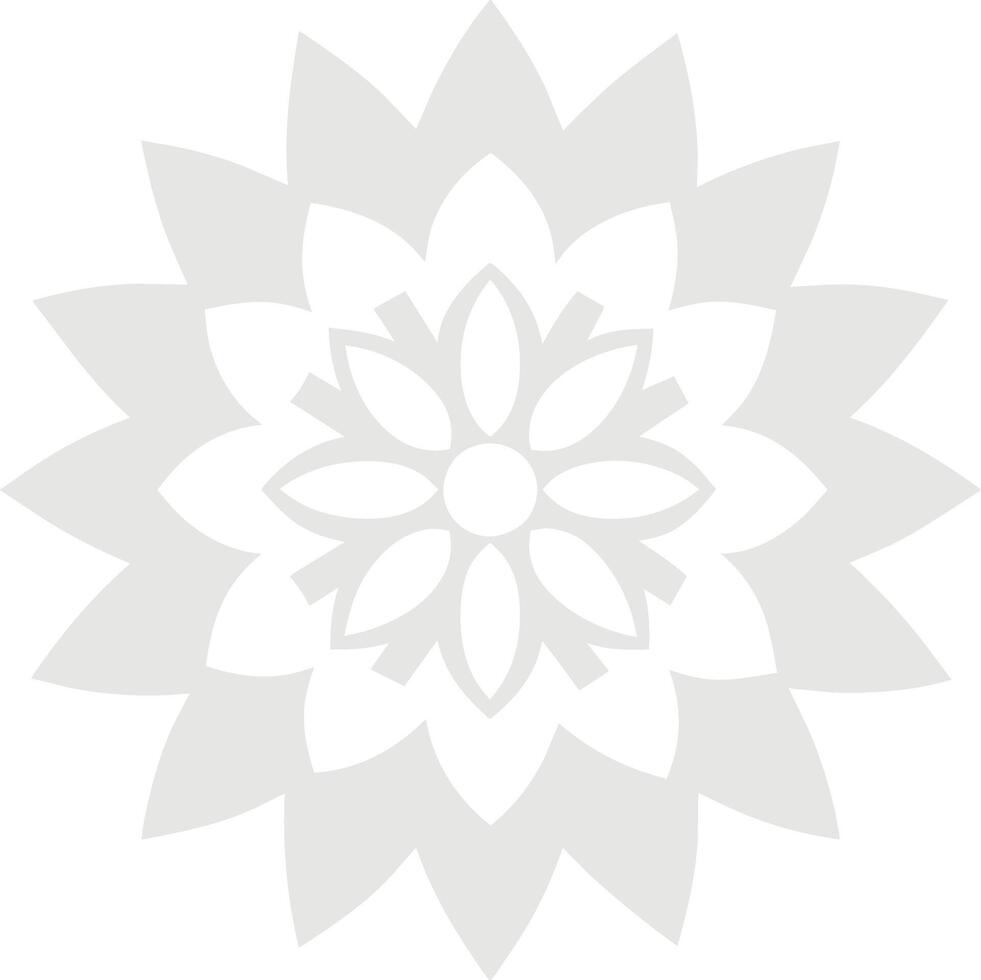 Simple side mandala design vector