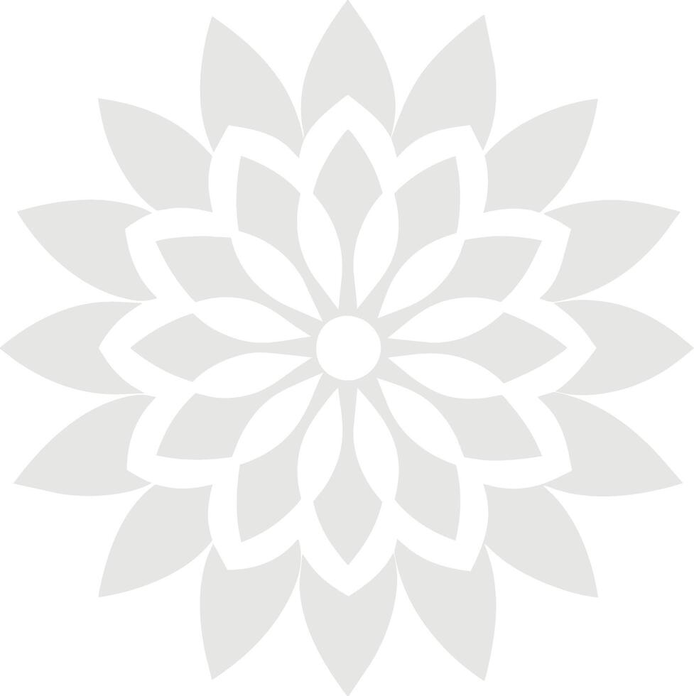 Simple side mandala design vector
