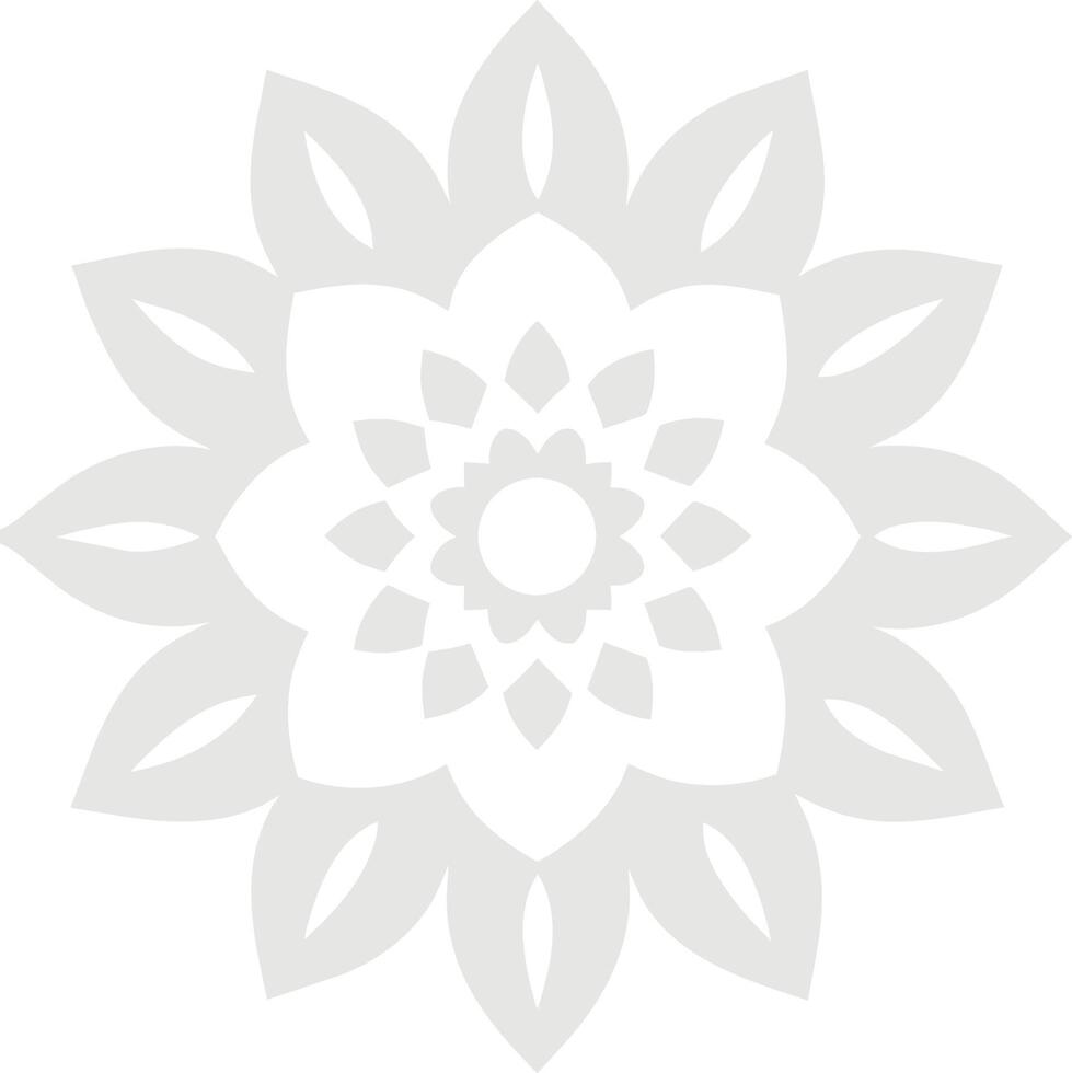 Simple side mandala design vector