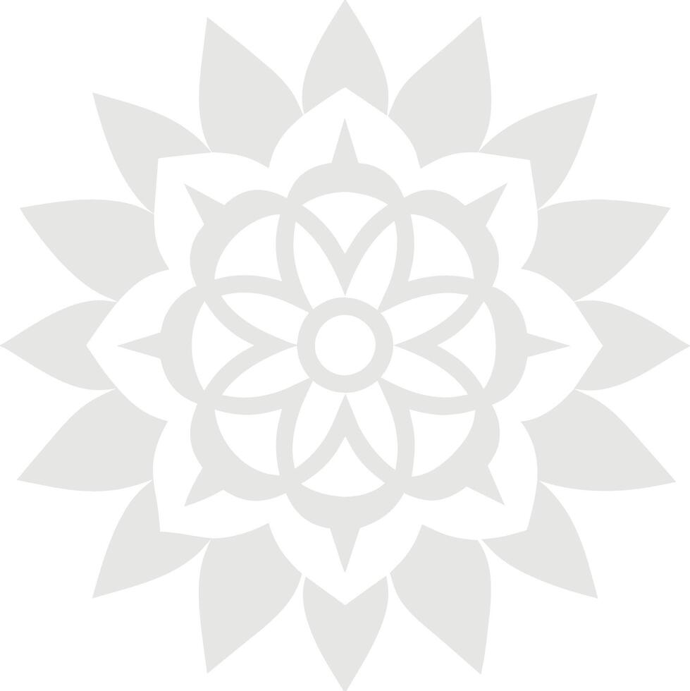 Simple side mandala design vector