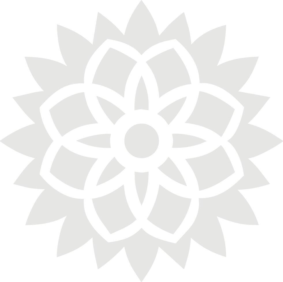 Simple side mandala design vector