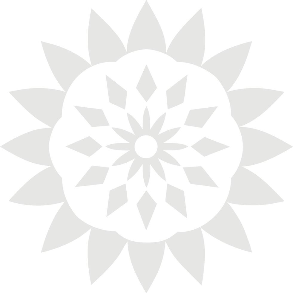 Simple side mandala design vector