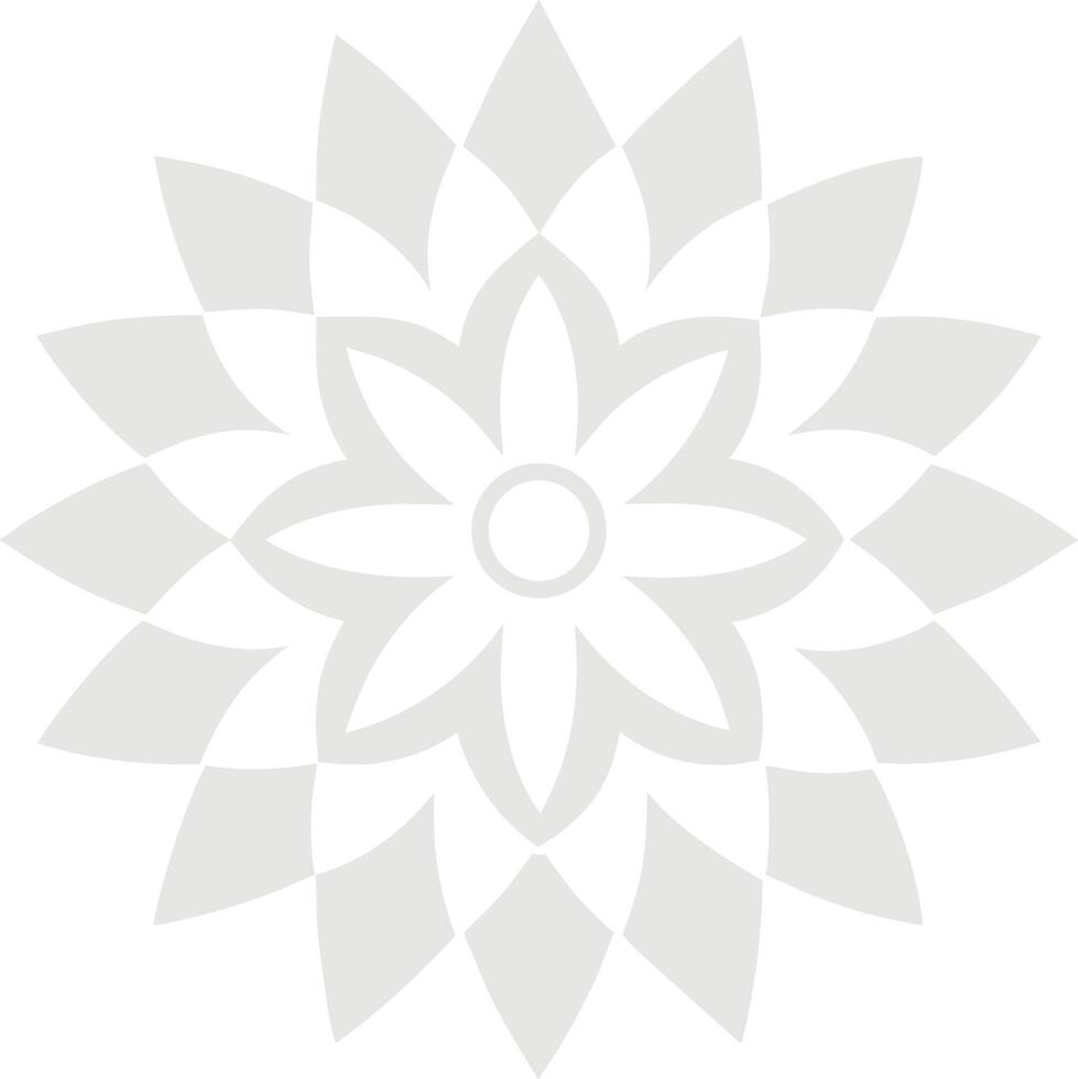 Simple side mandala design vector