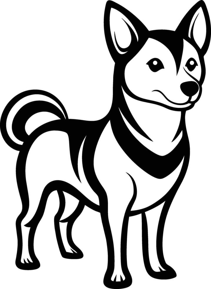 dog line art design ,graphic resource vector