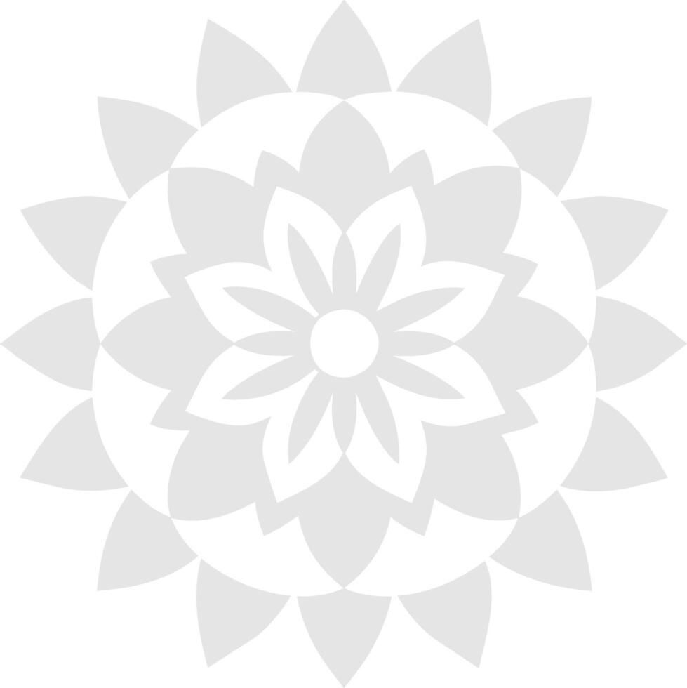 Simple side mandala design vector