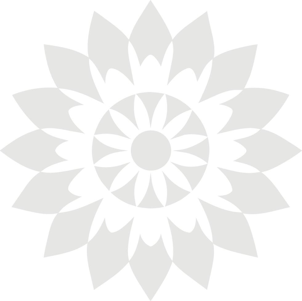 Simple side mandala design vector