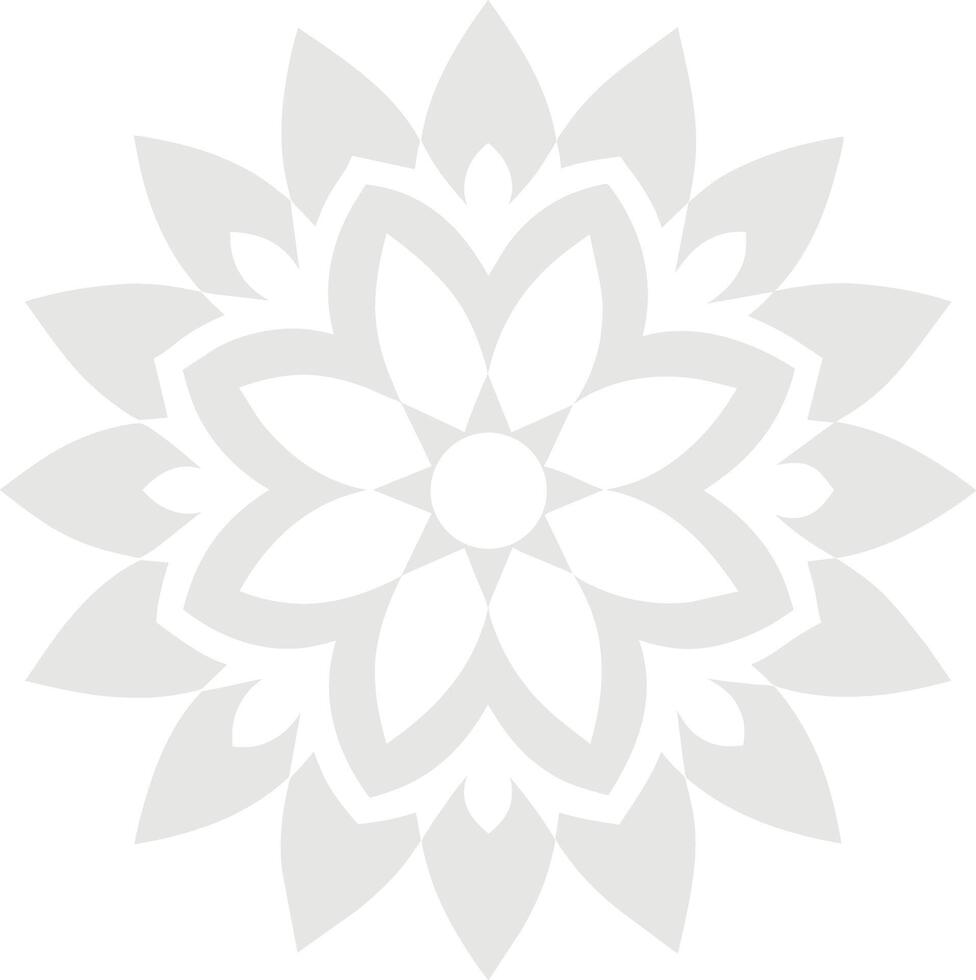 Simple side mandala design vector