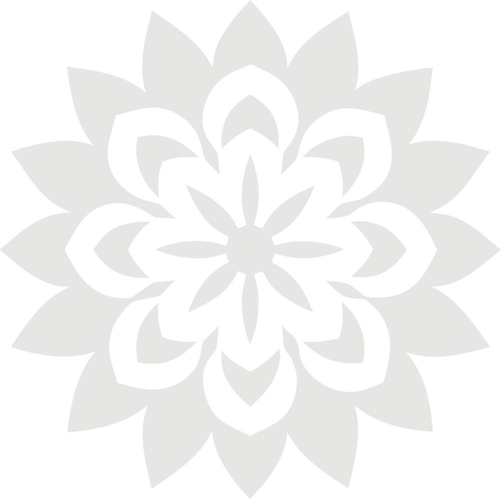 Simple side mandala design vector