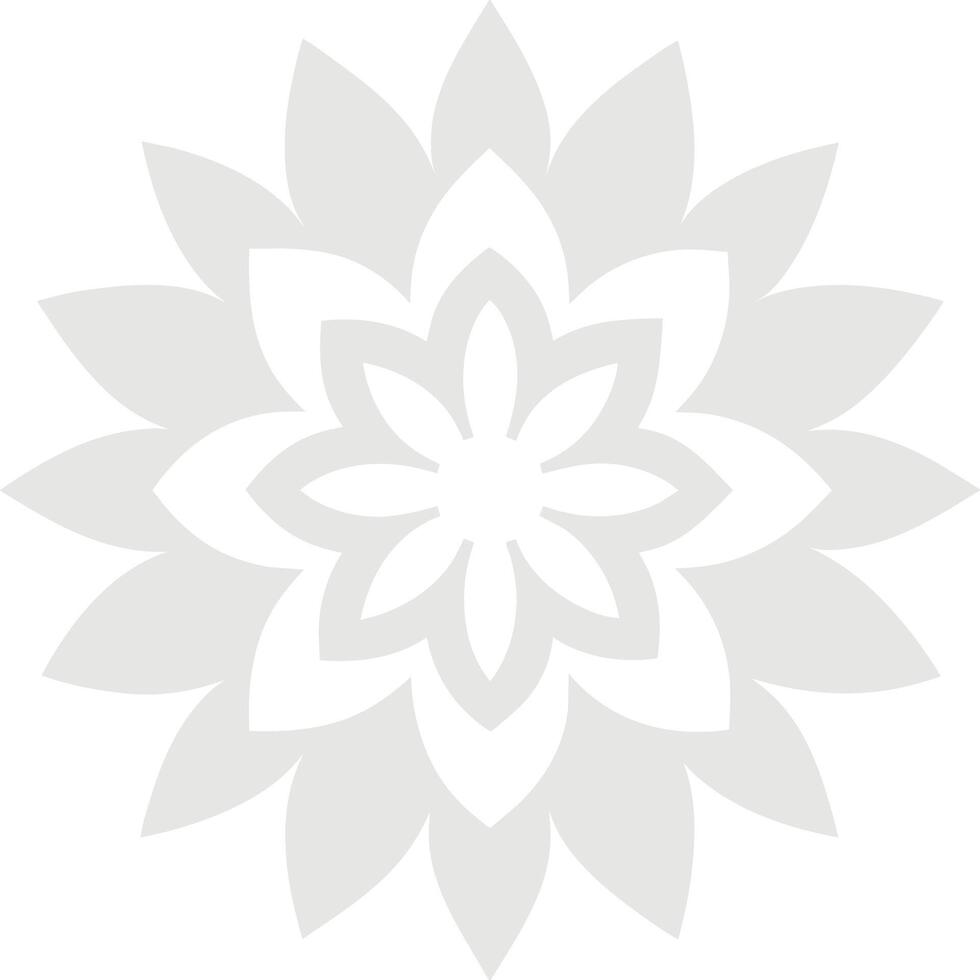 Simple side mandala design vector
