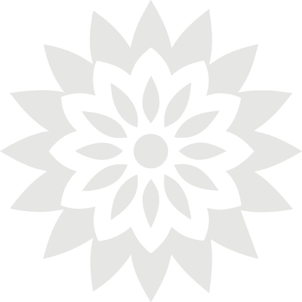 Simple side mandala design vector