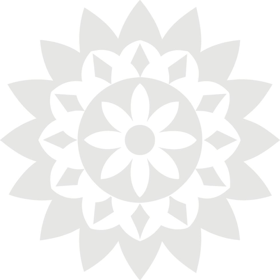 Simple side mandala design vector