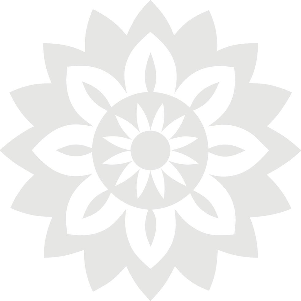 Simple side mandala design vector