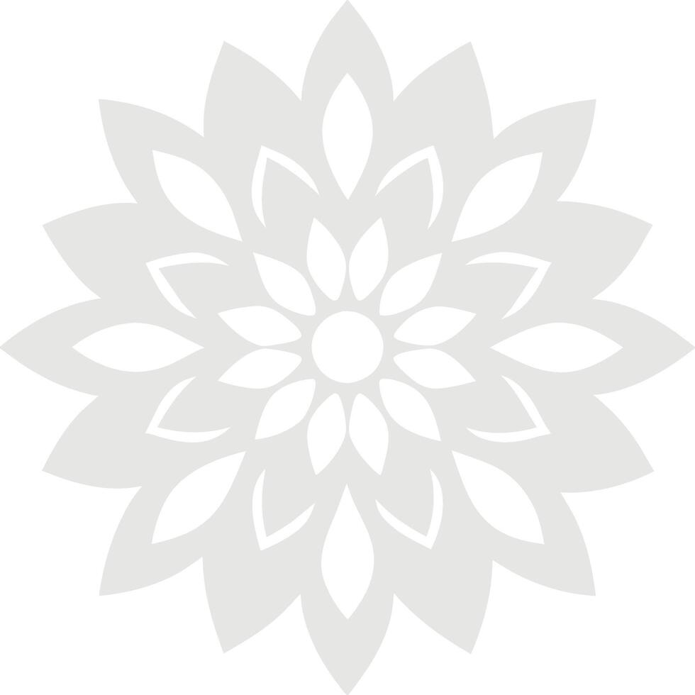 Simple side mandala design vector