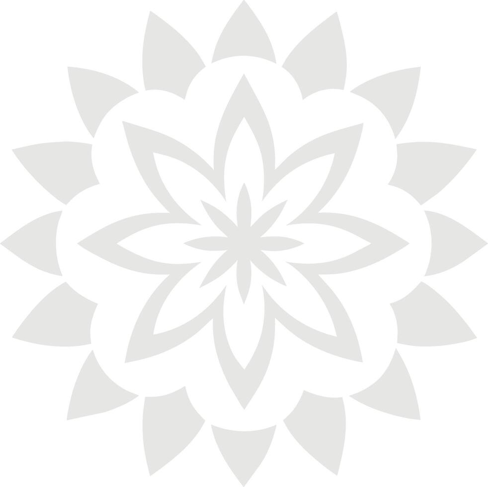 Simple side mandala design vector