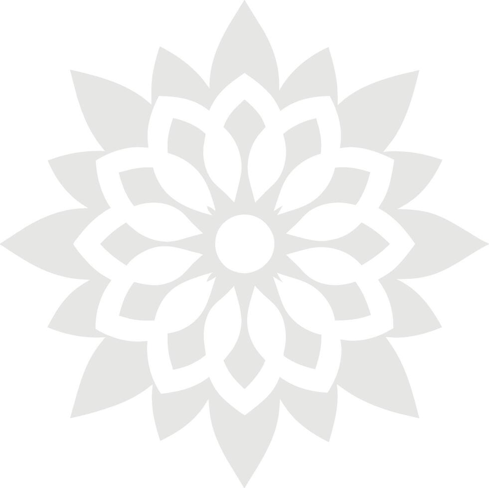 Simple side mandala design vector