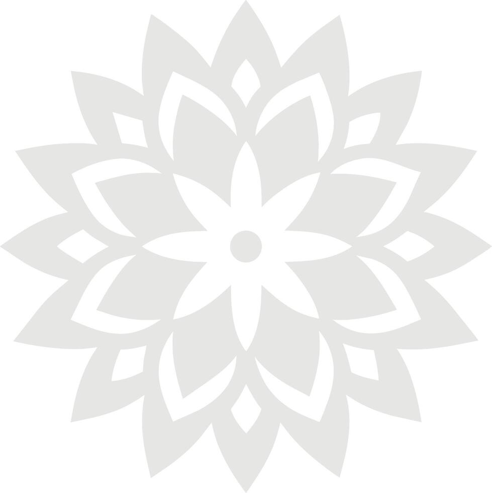 Simple side mandala design vector