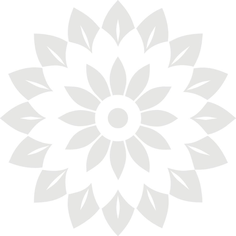 Simple side mandala design vector