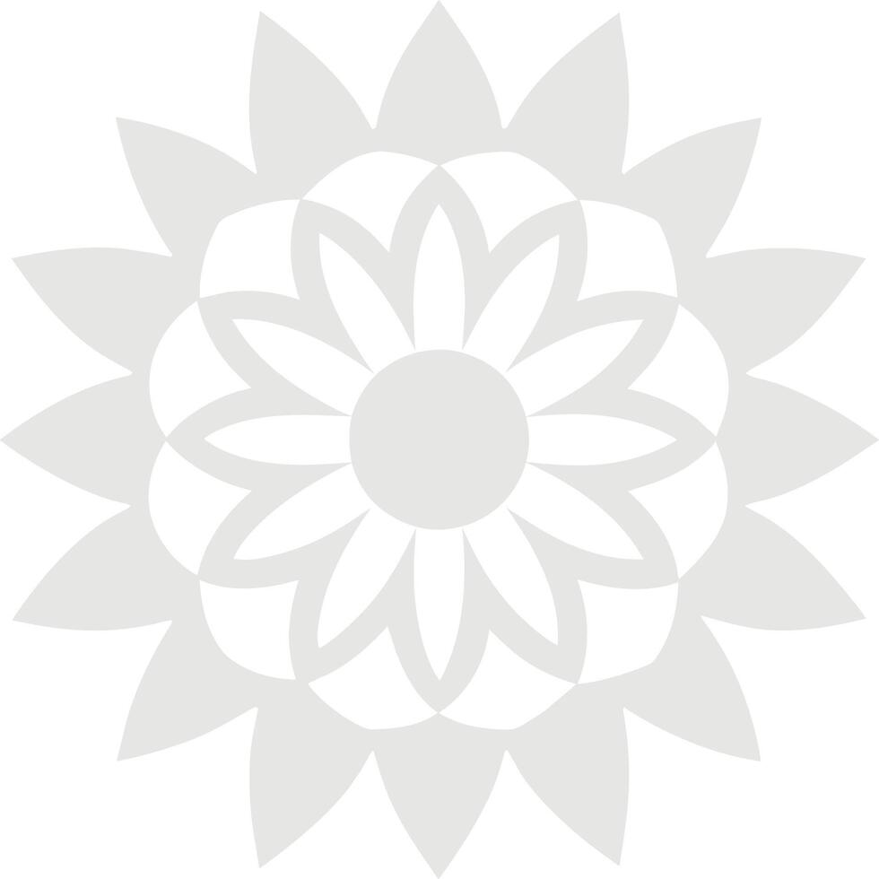 Simple side mandala design vector