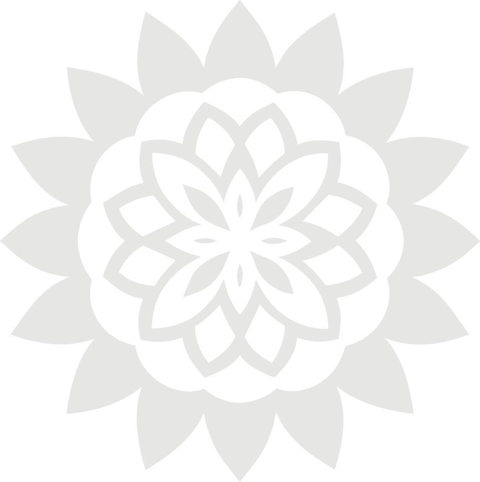 Simple side mandala design vector