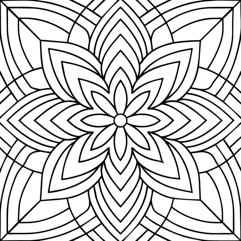 Black and white pattern design ,floral design vector