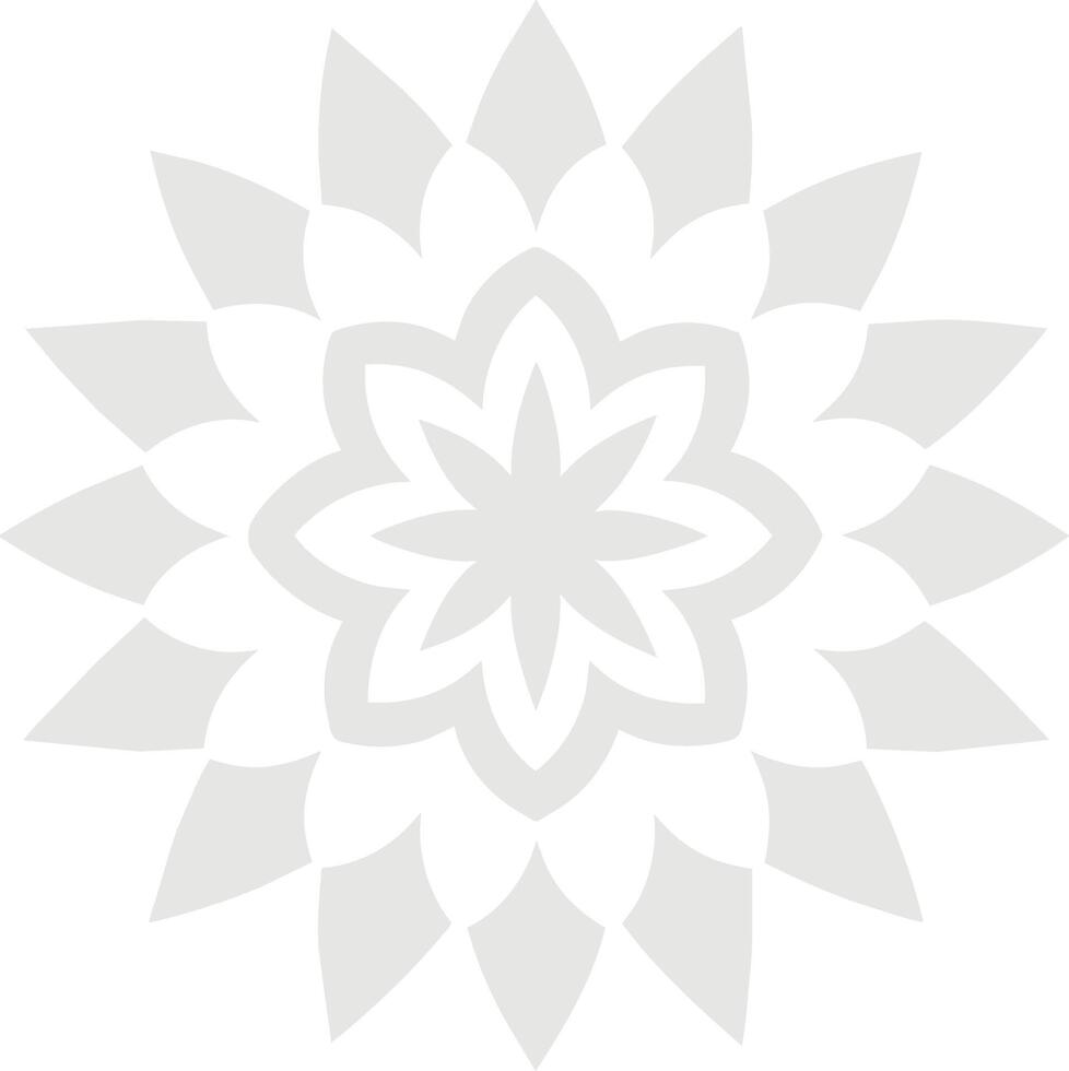 Simple side mandala design vector