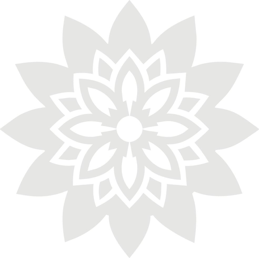 Simple side mandala design vector