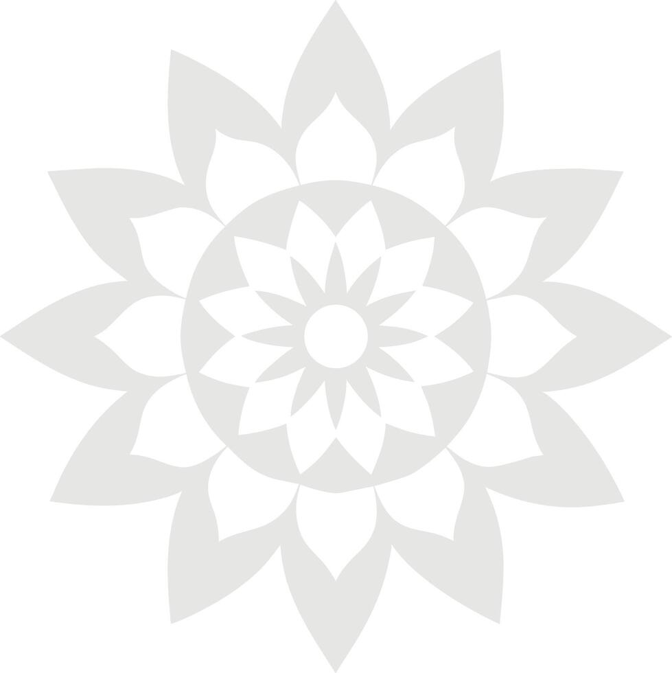 Simple side mandala design vector
