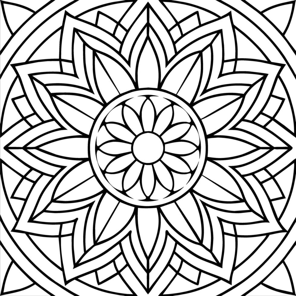 negro y blanco modelo diseño ,floral diseño vector